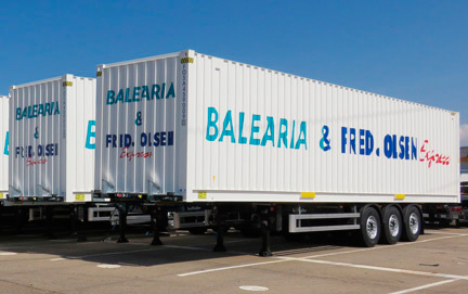 Baleària y Fred. Olsen adquieren 74 Portacontenedores Lecitrailer