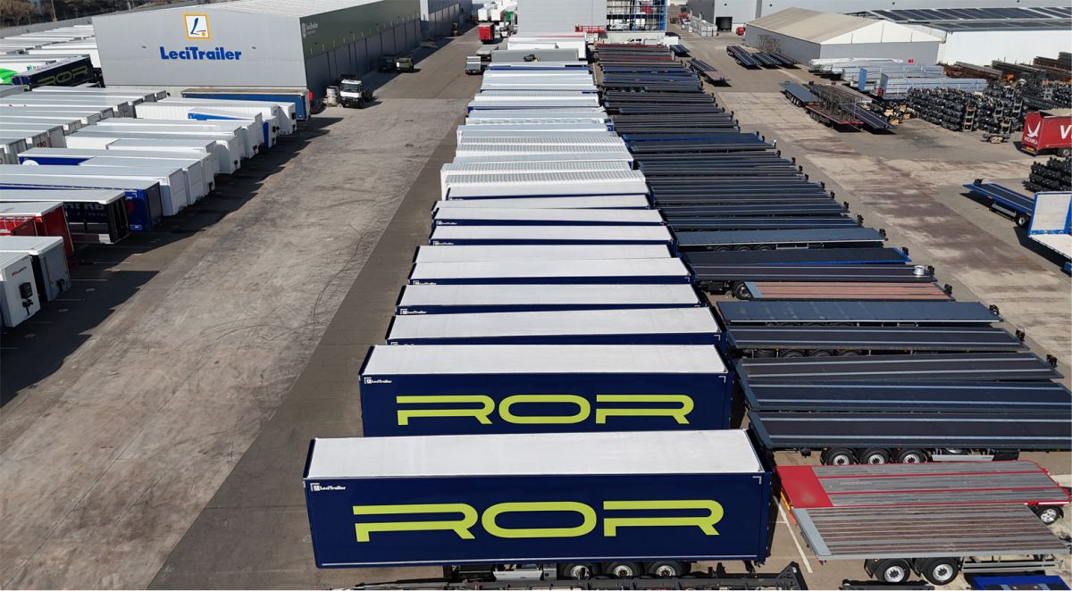 ROR refuerza su flota con 37 nuevos semirremolques lecitrailer