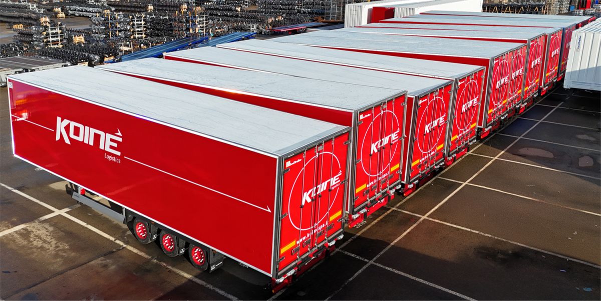 Koiné aggiunge alla sua flotta 60 semirimorchi refrigerati Lecitrailer